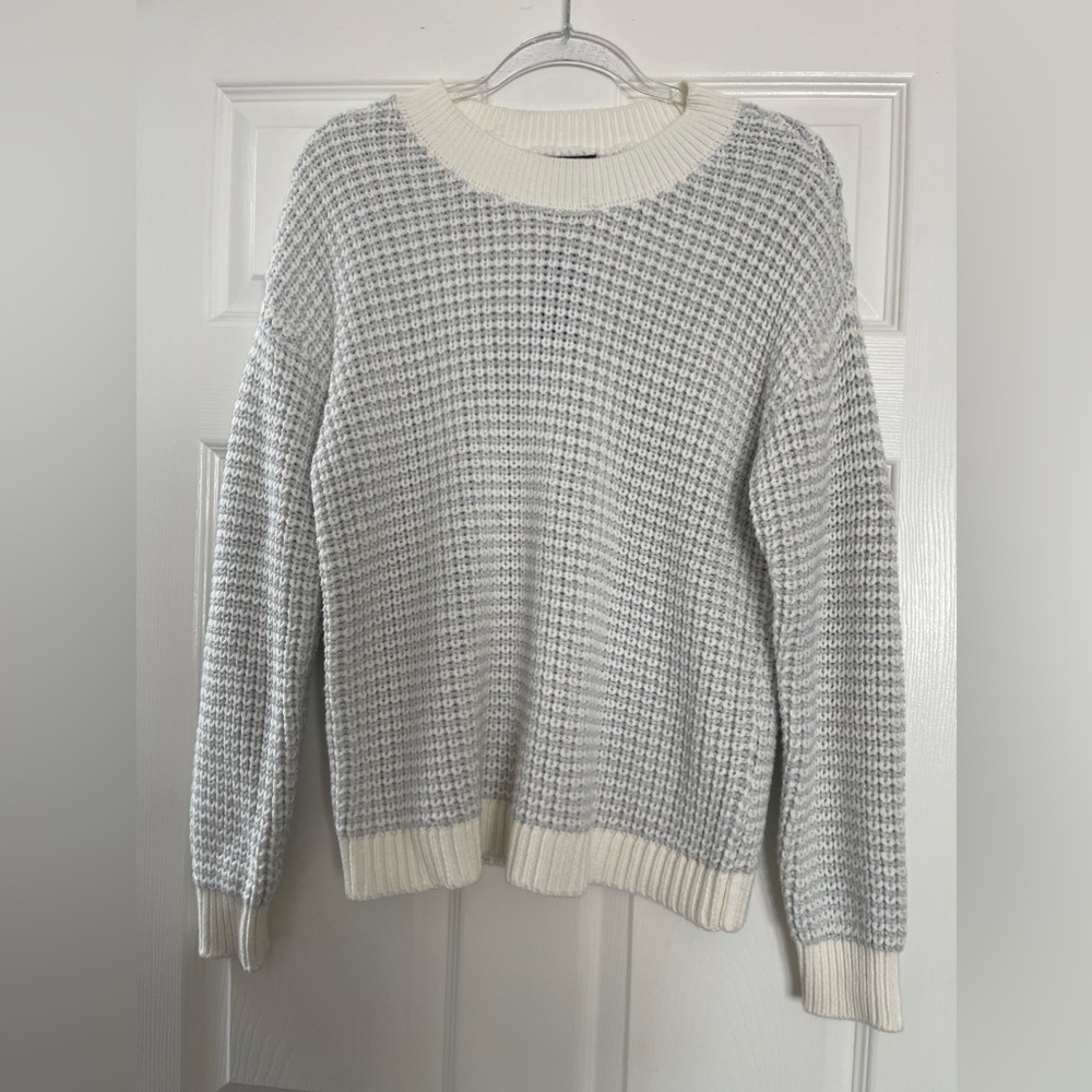 Alfani blue and white knit sweater - size medium-‎ new with tags